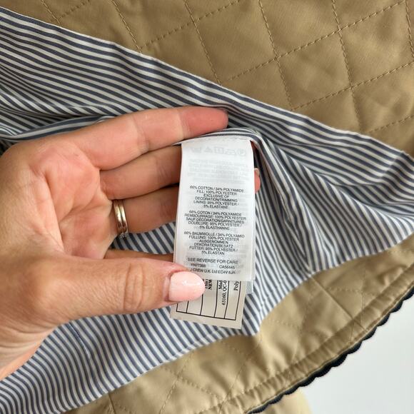 J. Crew Quilted Safari Jacket Khaki 2 - Picture 7 of 9